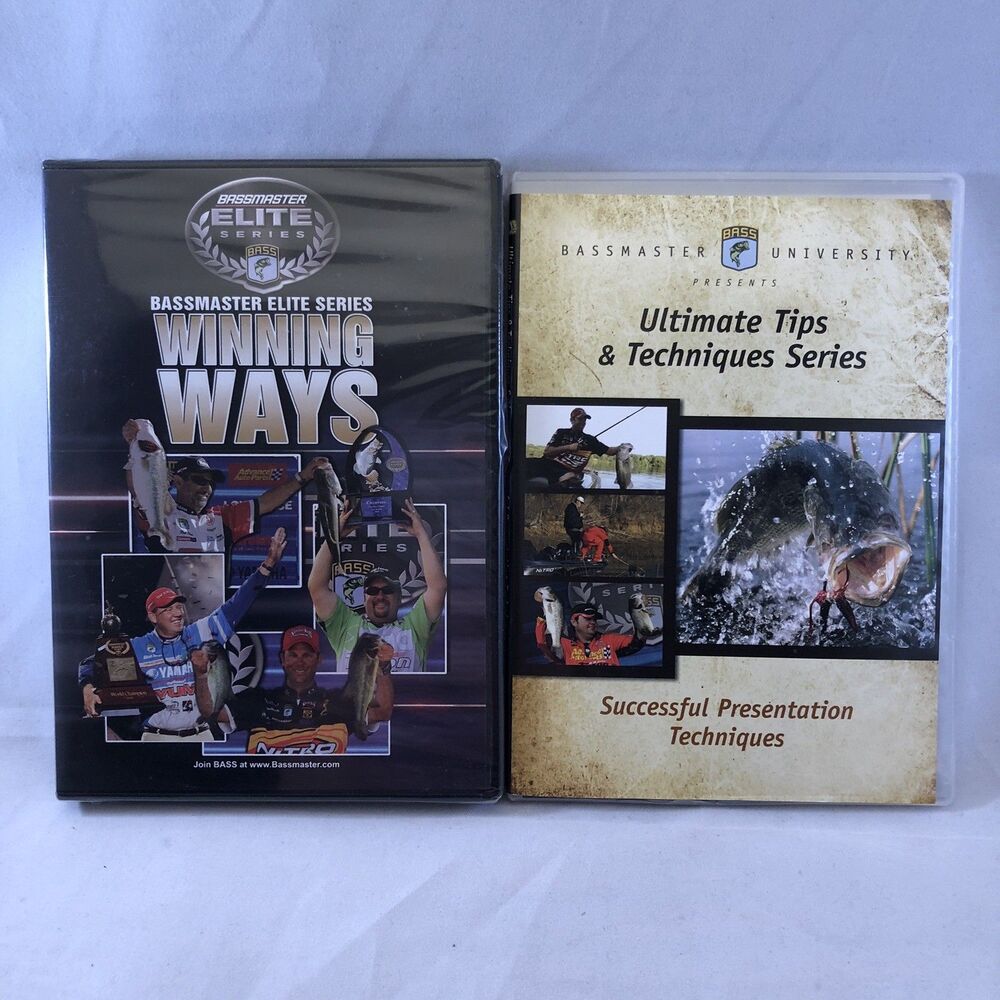 Bassmaster Elite Series Winning Ways Ultimate Tips Techniques University 2 DVDs